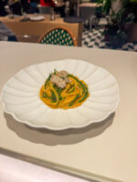 Linguine alle Canocchie con Bisque Intensa di Crostacei