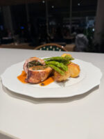 Quaglia disossata, foie gras e spinaci