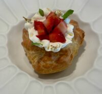 Bigné lemon card e mentuccia