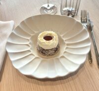 Mousse Cocco,Lampone e Yogurt con Cioccolato Fondente e Crumble